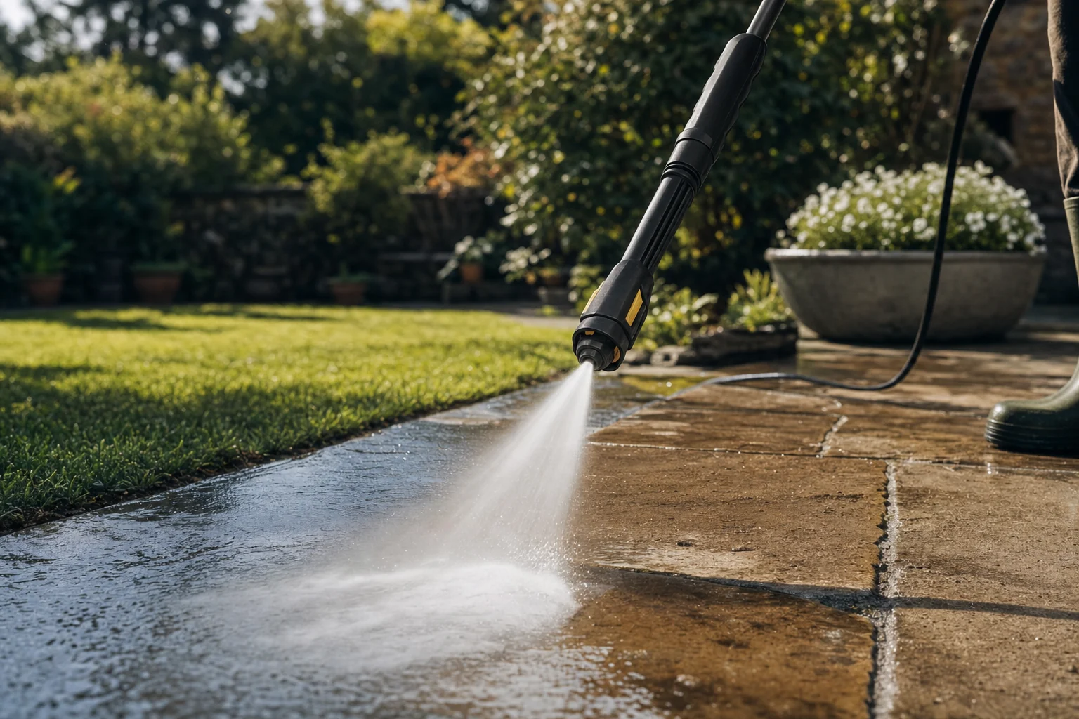 Choosing a Pressure Washer for Patios, Decking and Cars