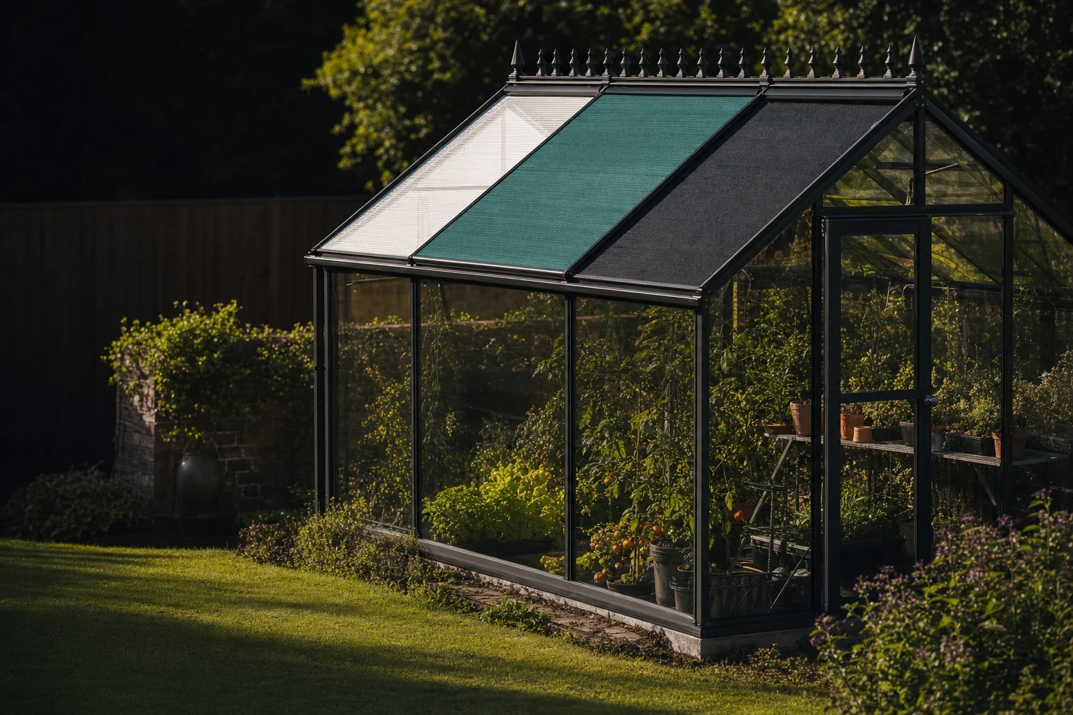 Greenhouse Shading: Blinds, Mesh and Paint to Beat Summer Scorch