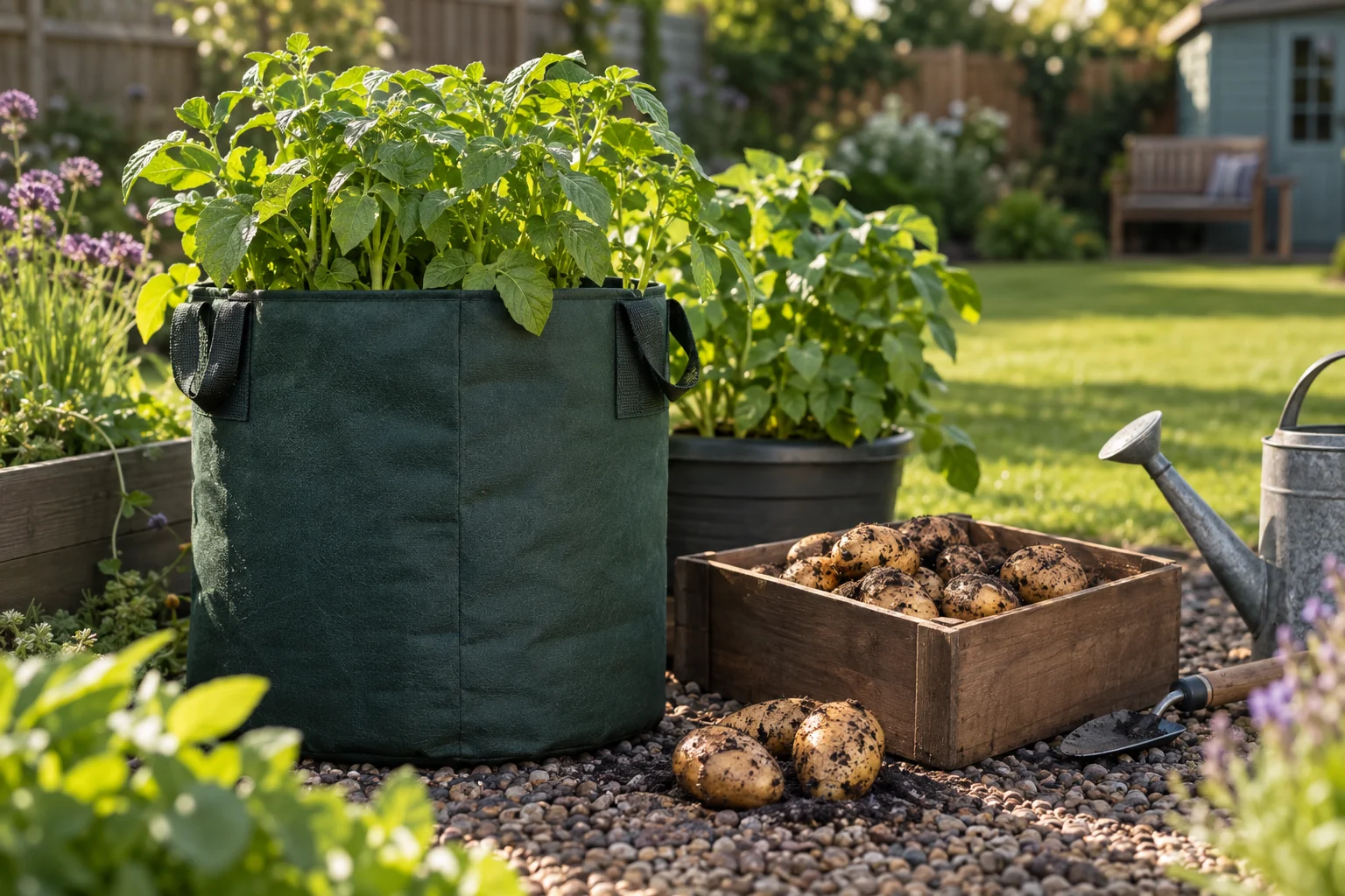 How to Grow Potatoes in Bags and Containers