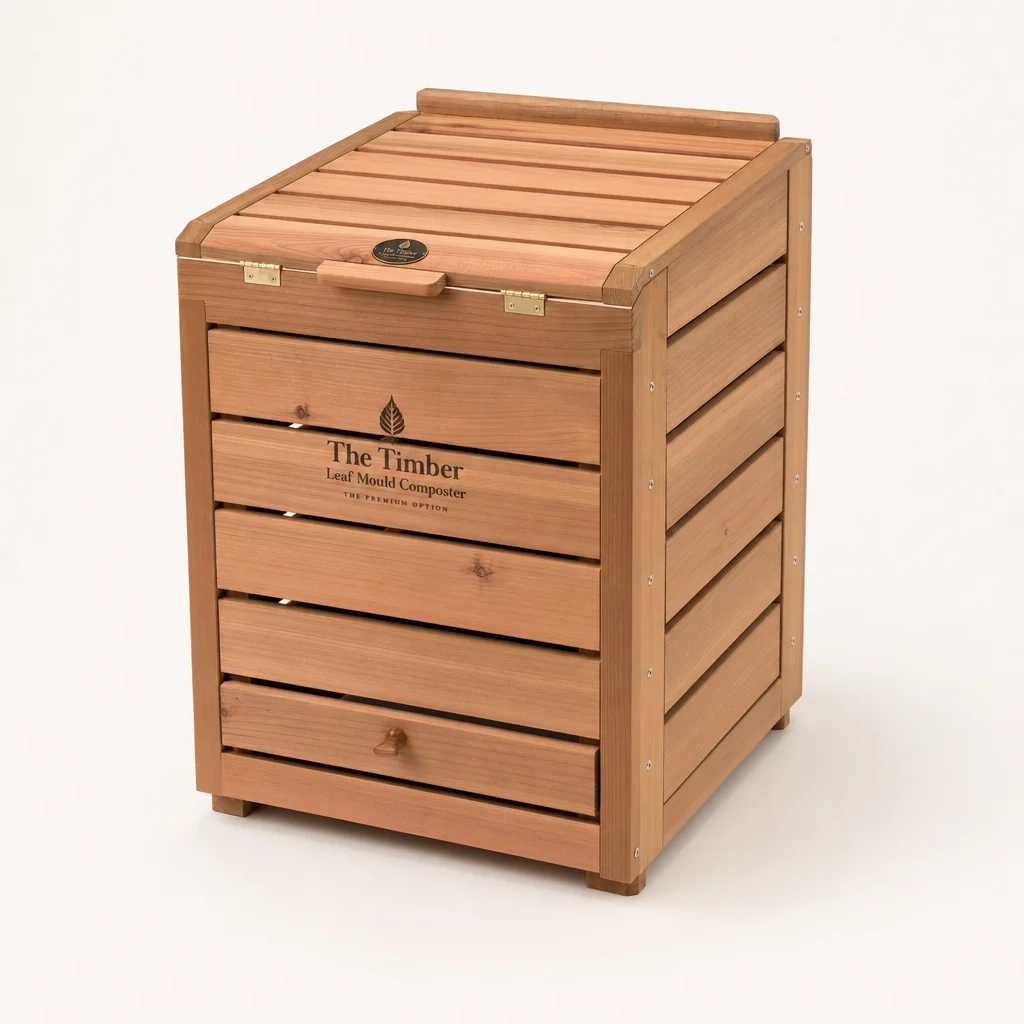 The Timber Leaf Mould Composter (The Premium Option)