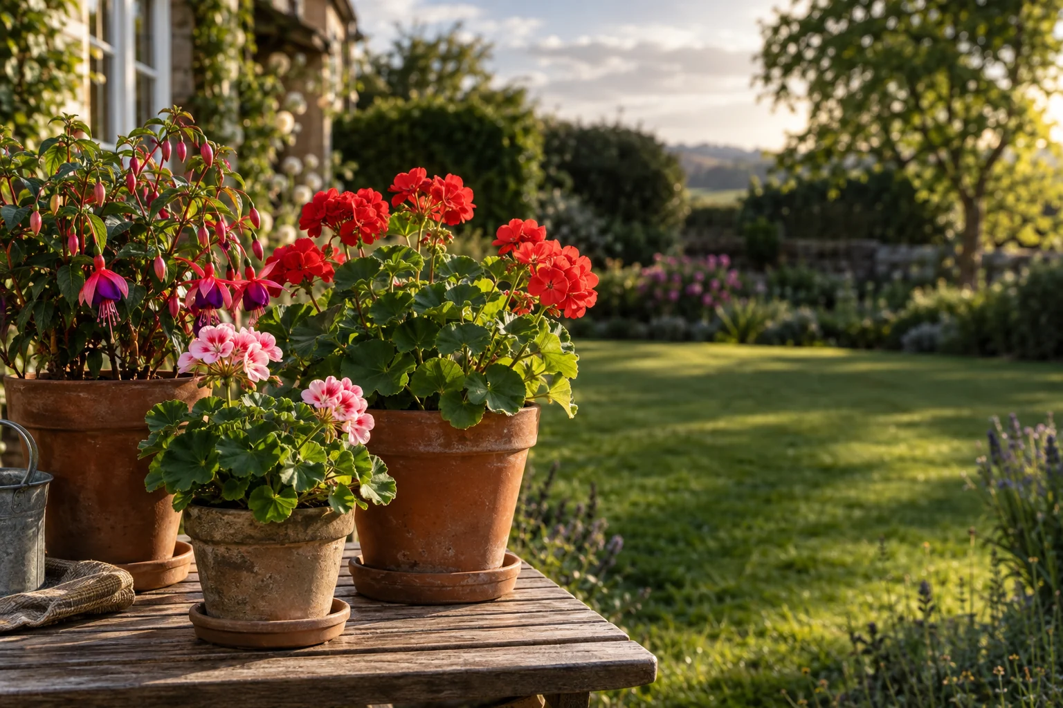 How to Overwinter Fuchsias, Geraniums and Pelargoniums Indoors