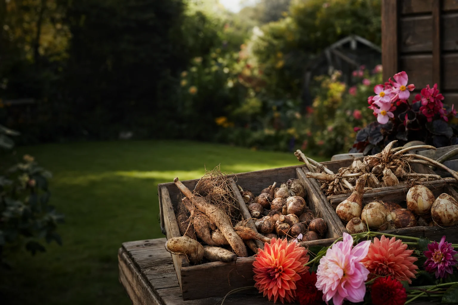 How to Store Dahlia Tubers, Begonias and Bulbs Over Winter
