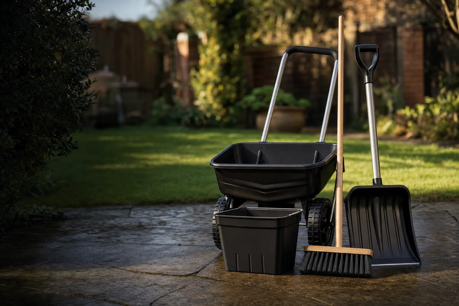 Snow Shovels, Grit Spreaders and Winter Path Kit for the Garden
