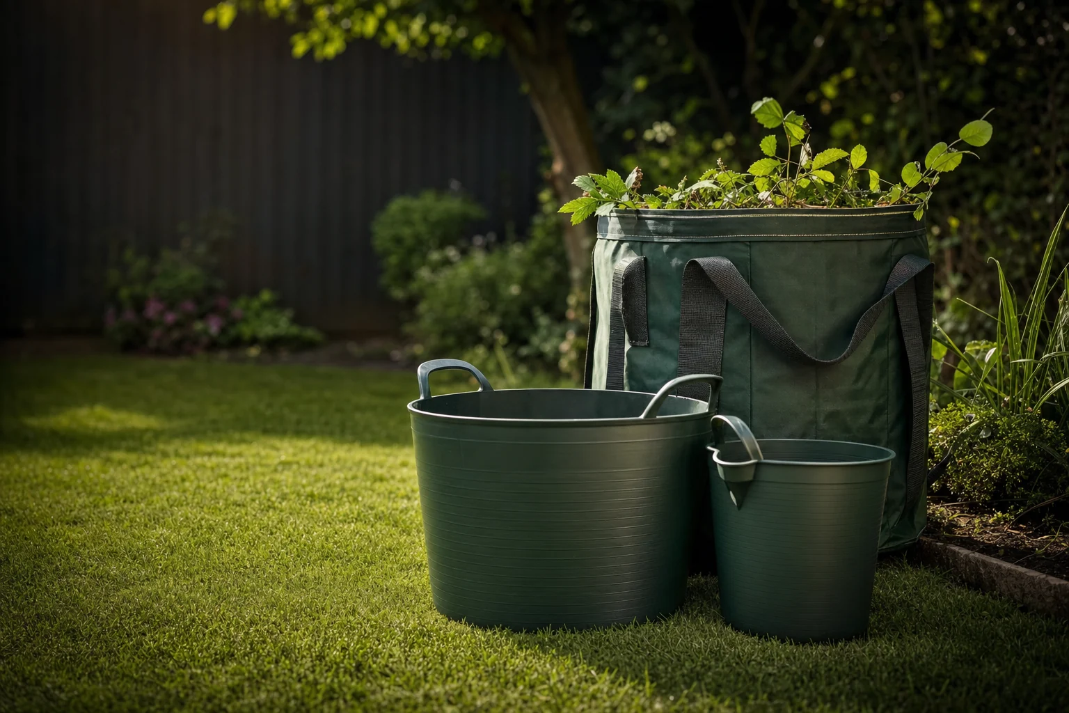 Trugs, Buckets and Garden Tidy Bags for Faster Clear-Ups
