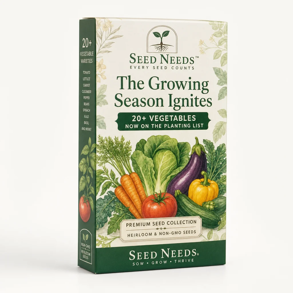 The Growing Season Ignites — 20+ Vegetables Now on the Planting List