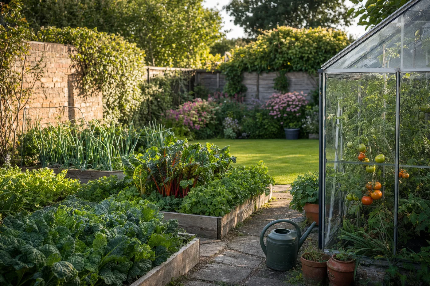 A UK garden in July