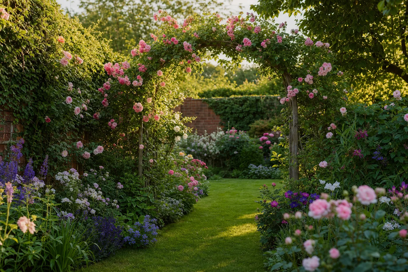 A UK garden in June