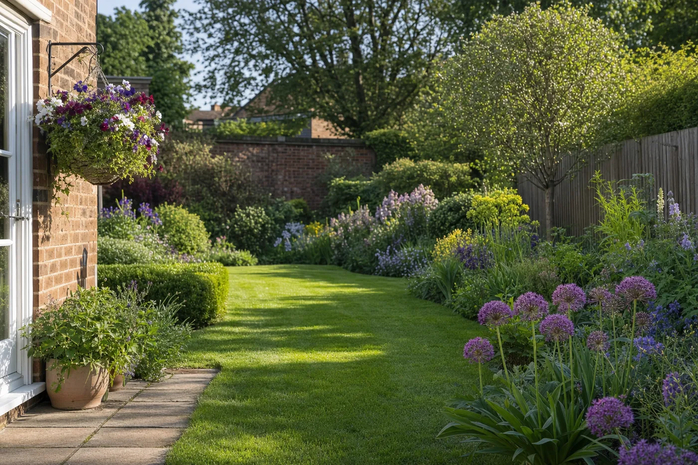 A UK garden in May