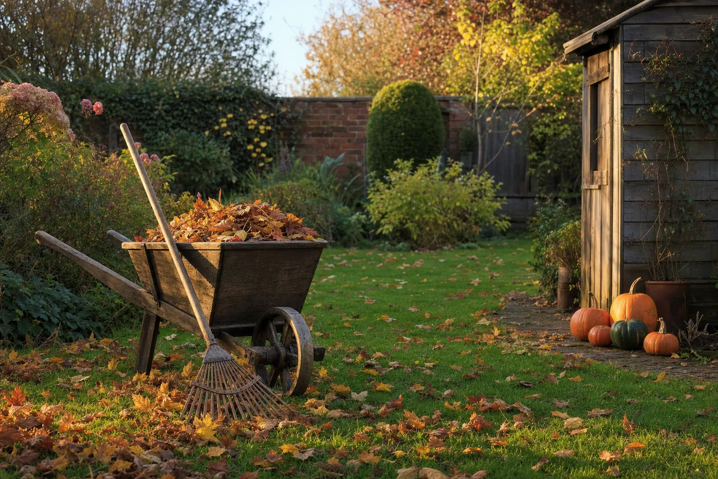 A UK garden in October